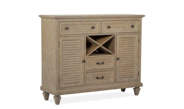 Magnussen Lancaster Brown Wooden Server