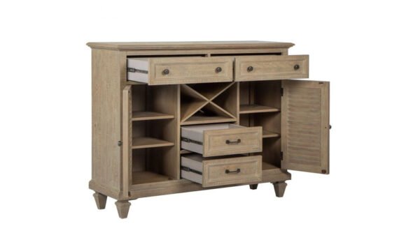 Magnussen Lancaster Brown Wooden Server - Image 2