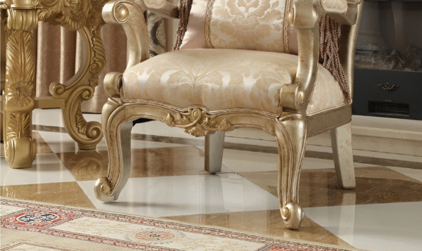 Homeydesign Cloyd 3 Pieces Beige Fabric Living Room Set - Image 7