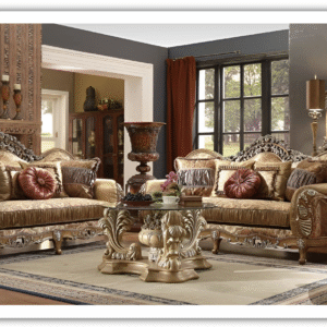 Homeydesign Englert 3 Pieces Traditional Living Room Set in Light Maple Finish
