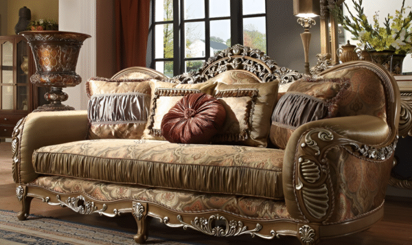 Homeydesign Englert 3 Pieces Traditional Living Room Set in Light Maple Finish - Image 5